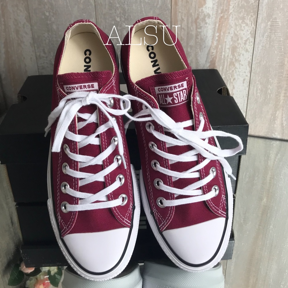 Converse Ctas Lift OX Classic Rhubarb🍷W AUTHENTIC - Picture 4 of 7